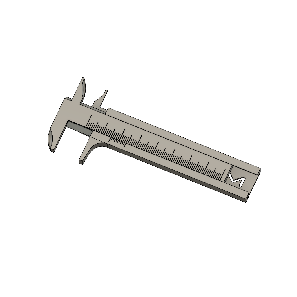 Free STL file Vernier Caliper 🔧・3D print object to download・Cults